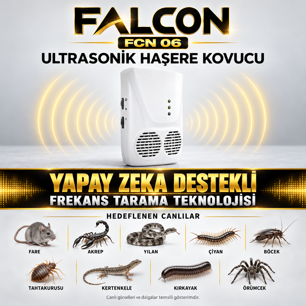 FALCON FCN 06 ELEKTRONİK KOVUCU